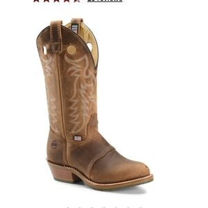 Double H Brown Heeled Boots